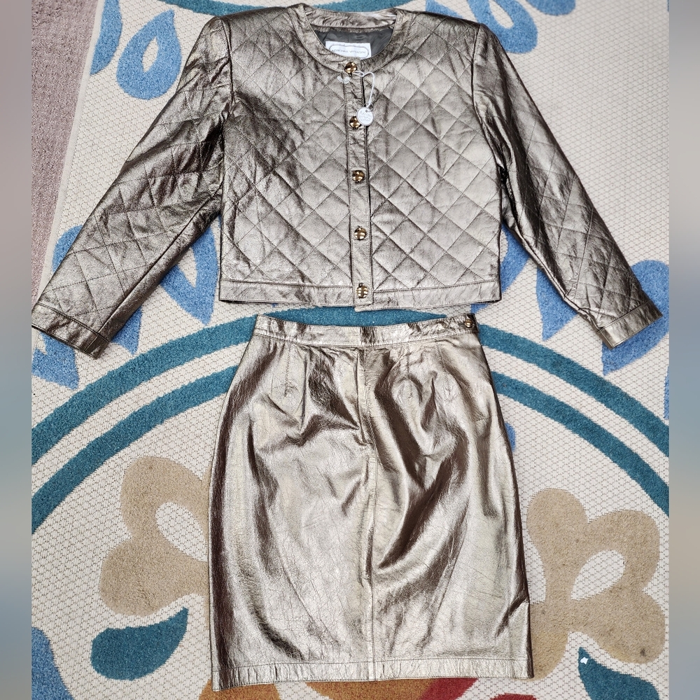 Vintage 2 PC Jacket & Skirt